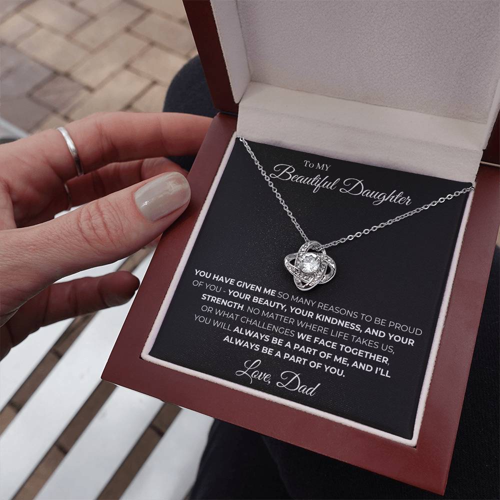 To My Beautiful Daughter, You'll Always Be A Part Of Me